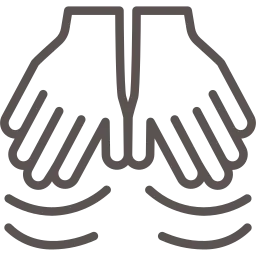 Massage hands icon